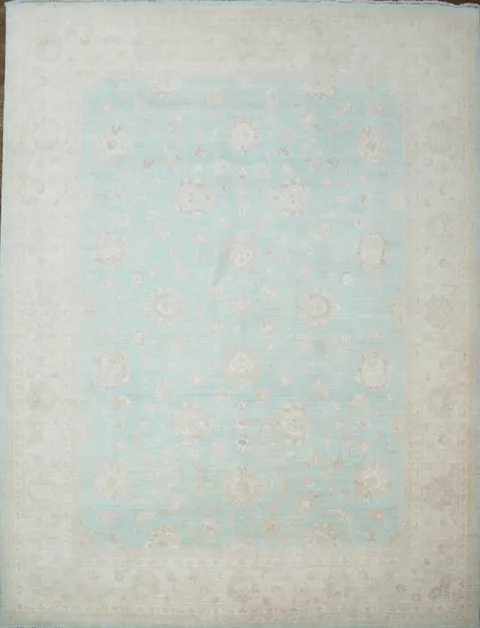 100% Vegetable Dye Oushak Chobi Oriental Area Rug 9x12
