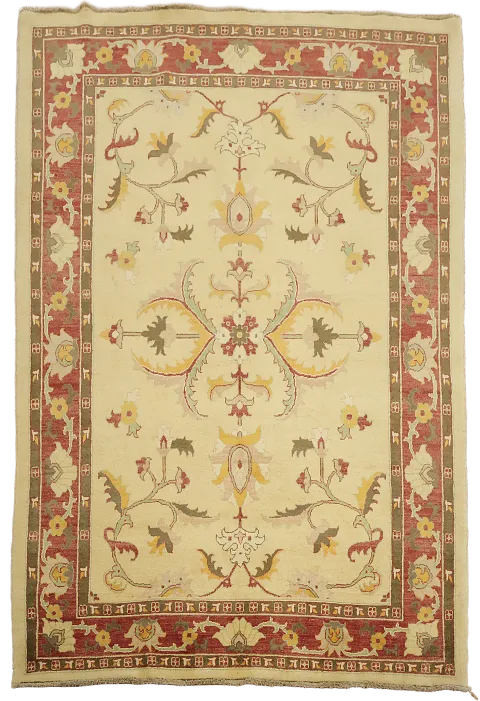 Floral Chobi Oriental Area Rug 7x9