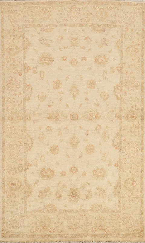 Floral Peshawar Oriental Area Rug 4x6