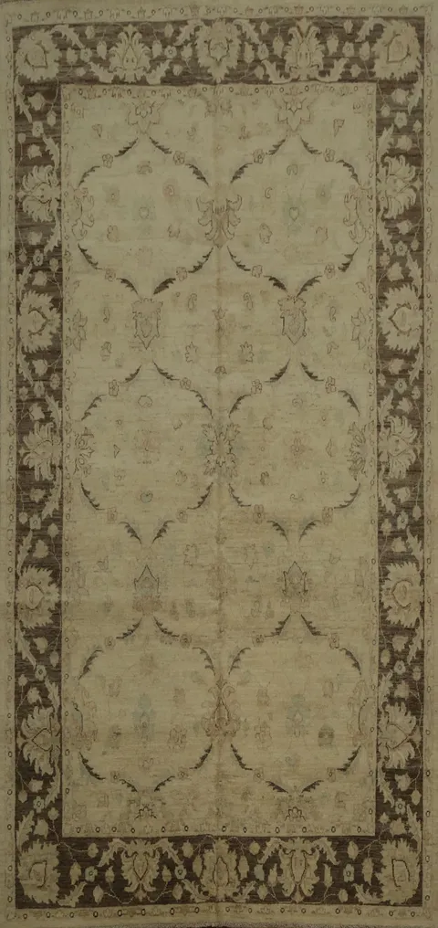 Floral Peshawar Oriental Area Rug 6x9
