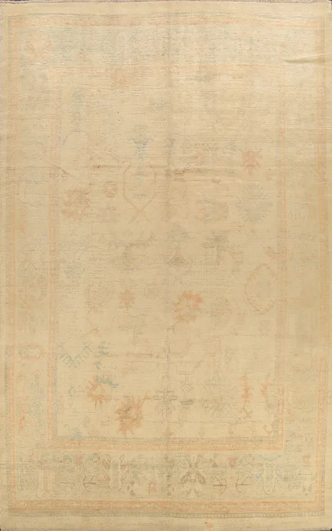 100% Vegetable Dye Oushak Oriental Area Rug 9x13