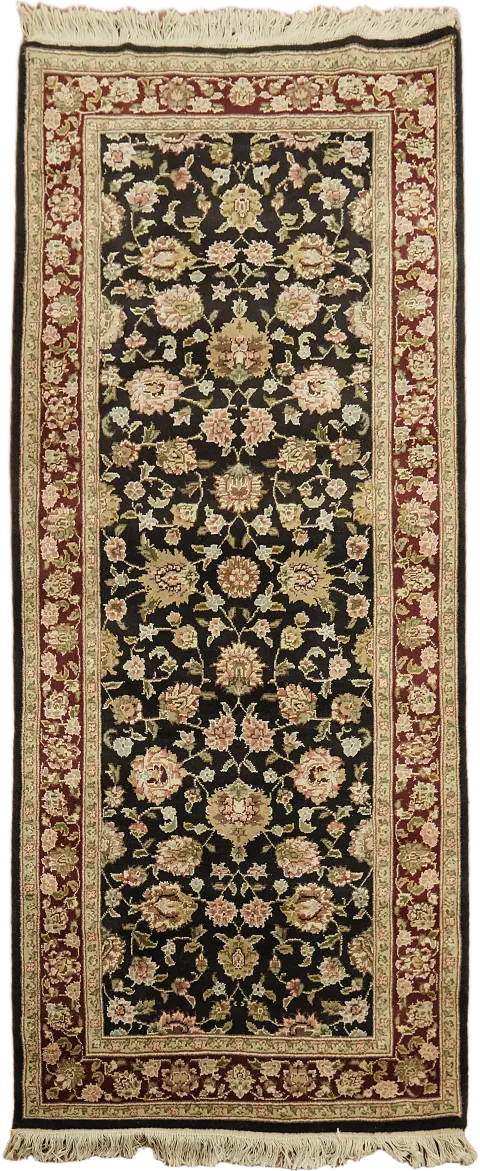 All-Over Floral Kashan Oriental Area Rug 3x6