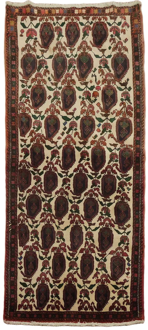 Embrace Traditional Paisley Design Persian Rug 3x6