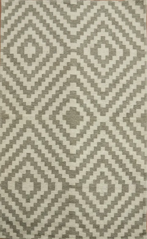 Geometric Trellis Oriental Area Rug 3x5