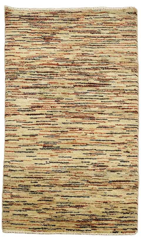 Stripe Gabbeh Kashkoli Oriental Area Rug 2x4