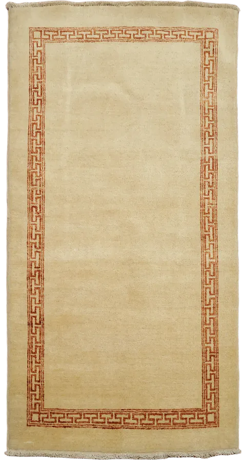 Bordered Gabbeh Kashkoli Oriental Area Rug 3x5