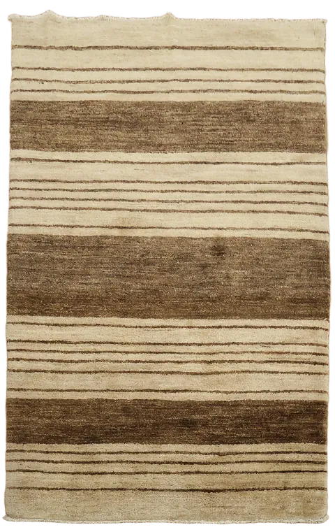 Stripe Modern Gabbeh Kashkoli Oriental Area Rug 3x5
