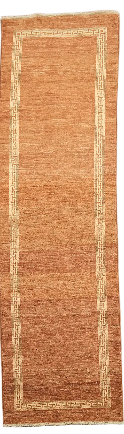Contemporary Gabbeh Kashkoli Oriental Runner Rug 3x9