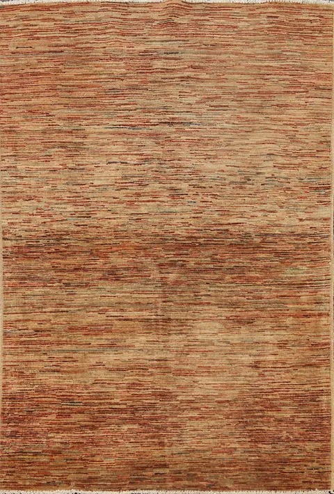Contemporary Abstract Gabbeh Kashkoli Oriental Area Rug 3x5