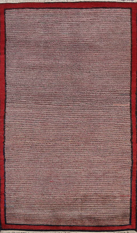 Contemporary Gabbeh Kashkoli Oriental Area Rug 3x5