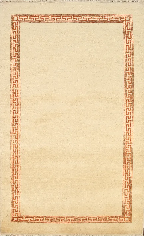 Contemporary Gabbeh Kashkoli Oriental Area Rug 3x5