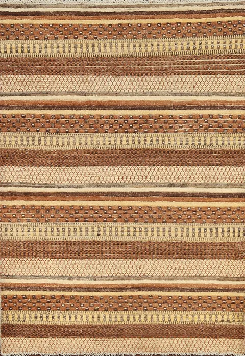 Contemporary Gabbeh Kashkoli Oriental Area Rug 3x5