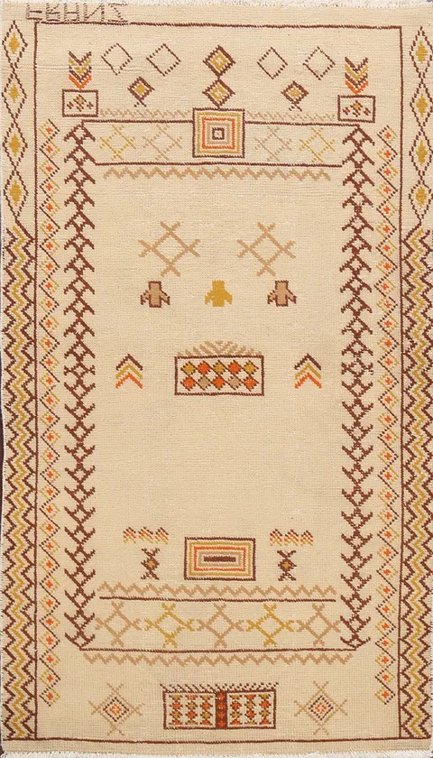 Tribal Oushak Oriental Area Rug 4x7