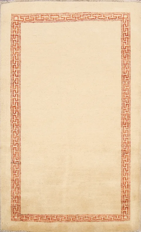 Contemporary Gabbeh Kashkoli Oriental Area Rug 3x5