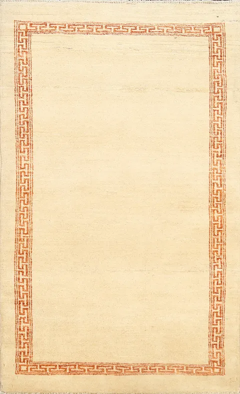 Contemporary Gabbeh Kashkoli Oriental Area Rug 3x5