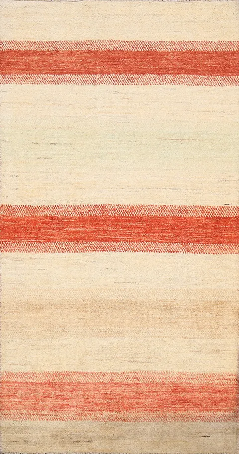 Contemporary Gabbeh Kashkoli Oriental Area Rug 3x5