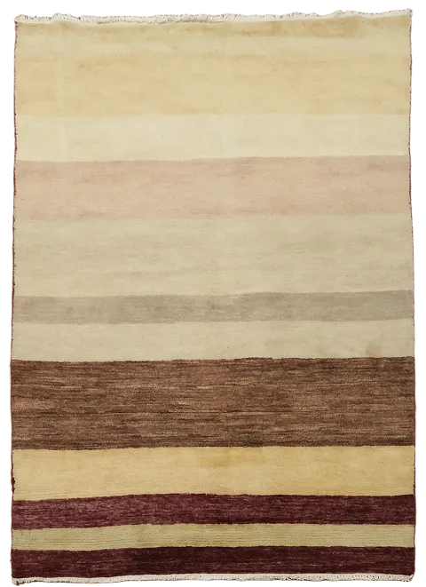 Contemporary Gabbeh Kashkoli Oriental Area Rug 4x6