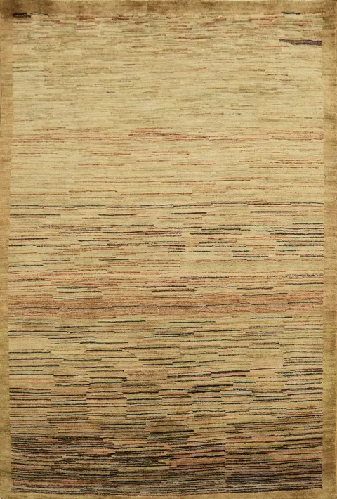 Abstract Contemporary Gabbeh Kashkoli Oriental Area Rug 4x6