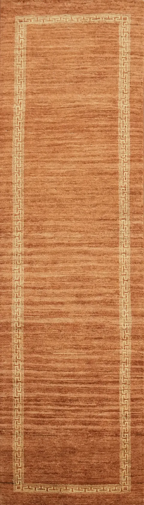 Contemporary Gabbeh Kashkoli Oriental Runner Rug 3x9