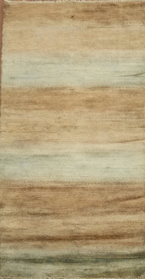 Contemporary Gabbeh Kashkoli Oriental Runner Rug 2x5