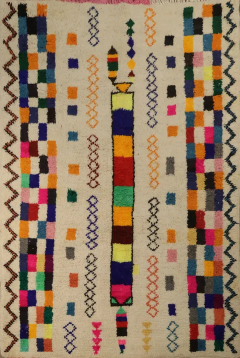 Geometric Abstract Moroccan Oriental Area Rug 5x8