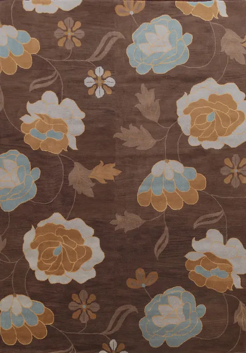 Floral Area Rug 10x13