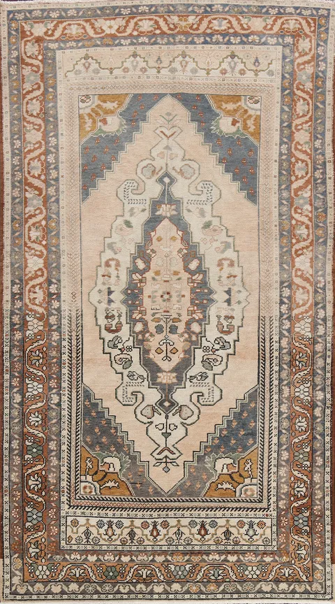 Tribal Geometric Anatolian Oriental Area Rug 5x9