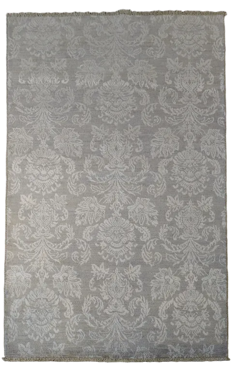 Vegetable Dye All-Over Abstract Oriental Area Rug 4x6