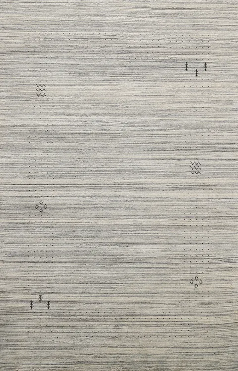 Tribal Gabbeh Oriental Area Rug 5x8