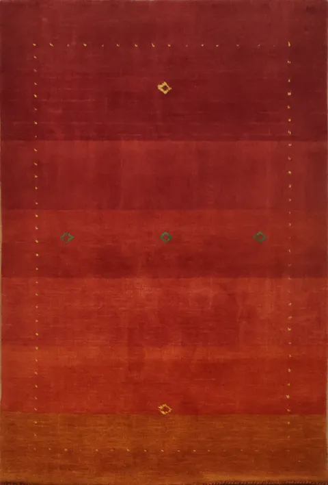 Contemporary Gabbeh Oriental Area Rug 4x6