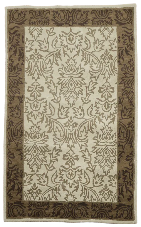 Floral Area Rug 5x8
