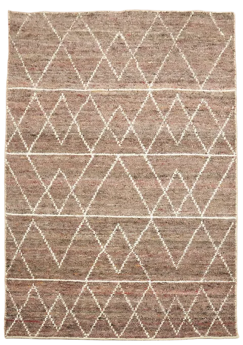 Contemporary Abstract Oriental Area Rug 4x6