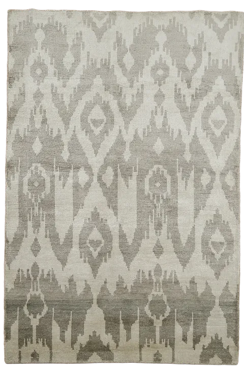 Contemporary Abstract Oriental Area Rug 5x8