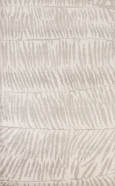 Contemporary Abstract Oriental Area Rug 5x8