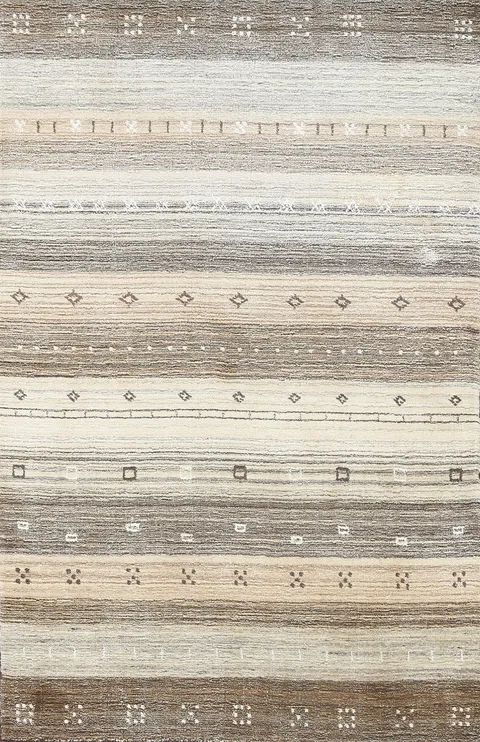 Tribal Gabbeh Oriental Area Rug 4x6