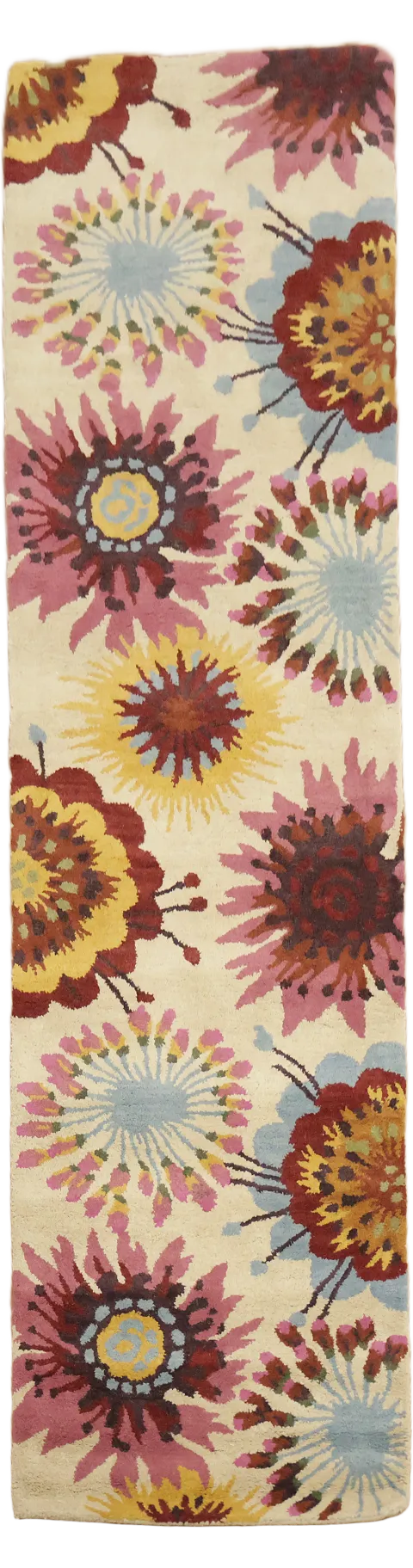 Floral Runner Rug 3x10