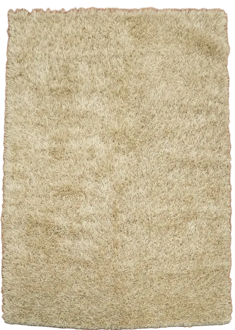 Soft Ivory Shaggy Rug for a Cozy Living Room Ambiance 5'x8'