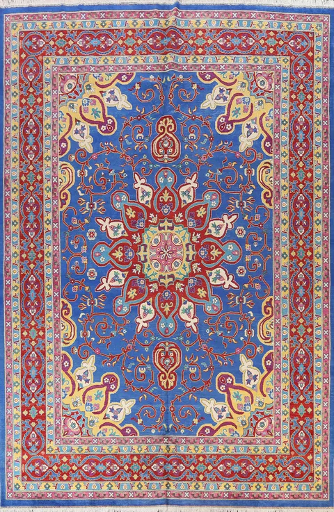 100% Vegetable Dye Mahal Oriental Area Rug 9x12