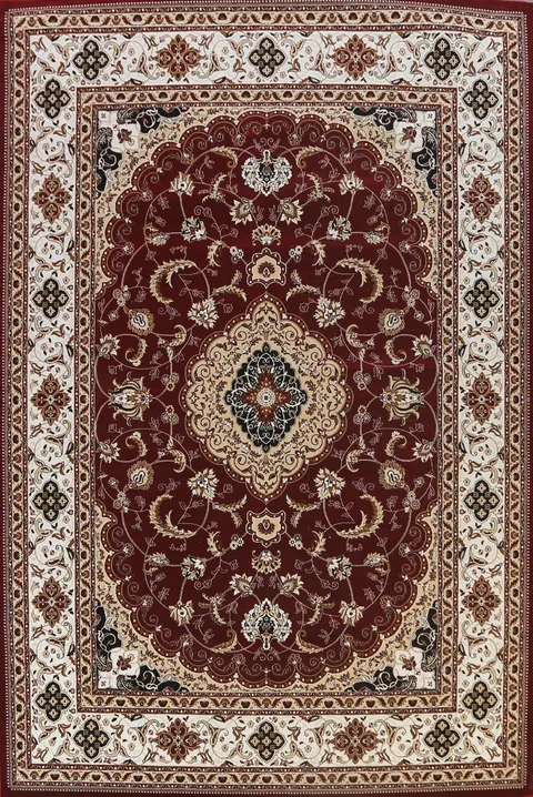 Traditional Floral Tabriz Area Rug
