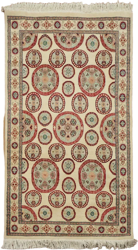 100% Vegetable Dye Tabriz Oriental Area Rug 3x5