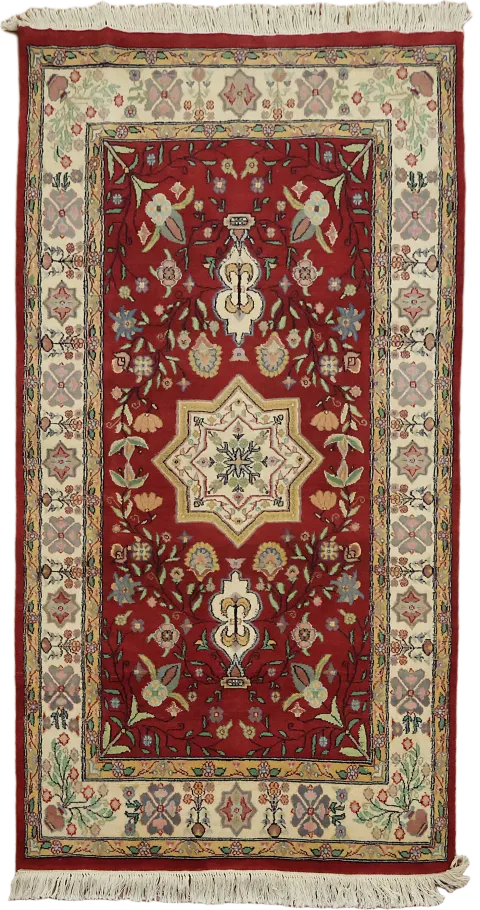 100% Vegetable Dye Tabriz Oriental Area Rug 3x5