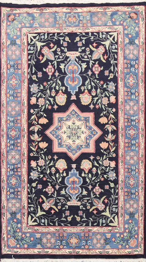 100% Vegetable Dye Tabriz Oriental Handmade Rug 3x5