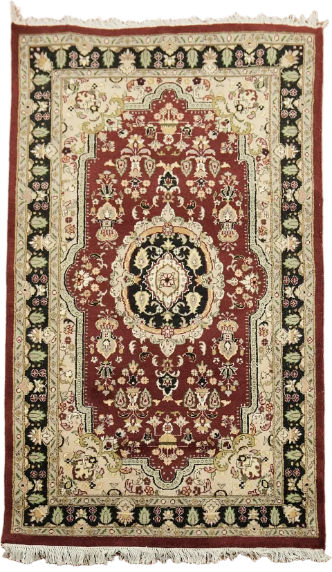 100% Vegetable Dye Tabriz Oriental Area Rug 3x5