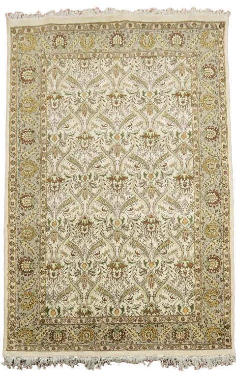 100% Vegetable Dye Tabriz Oriental Area Rug 4x6