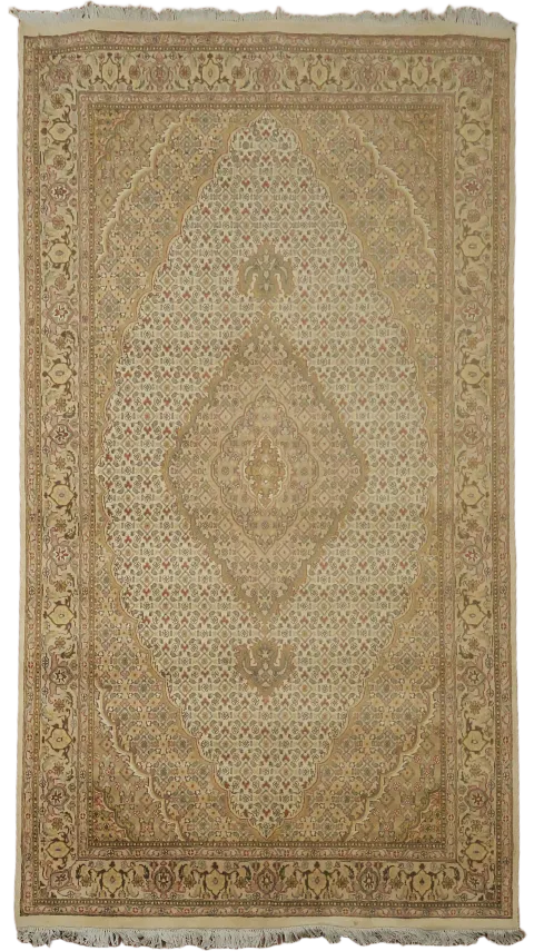 Luxury Oriental Area Rug with Elaborate Diamond Centerpiece 5x9