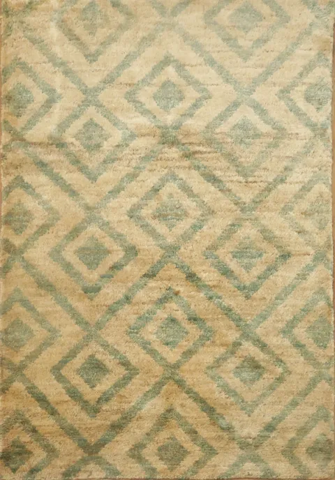 Tribal Contemporary Oriental Area Rug 4x6