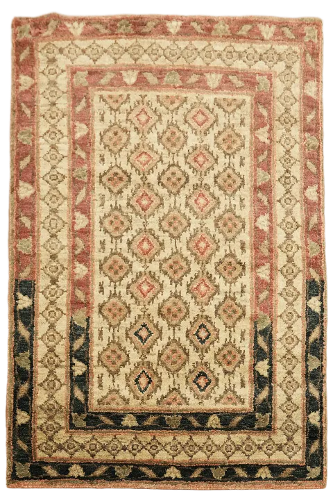 Geometric Contemporary Oriental Area Rug 6x8