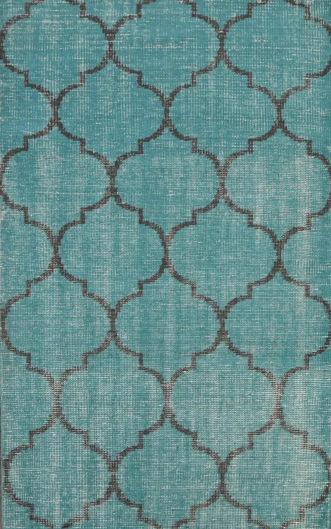 Vintage Style Trellis Oriental Area Rug 4x6