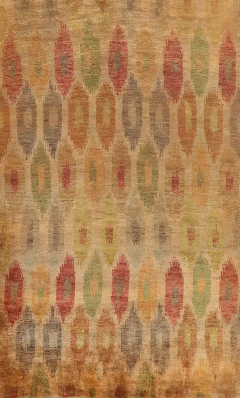Abstract Moroccan Oriental Area Rug 9x13