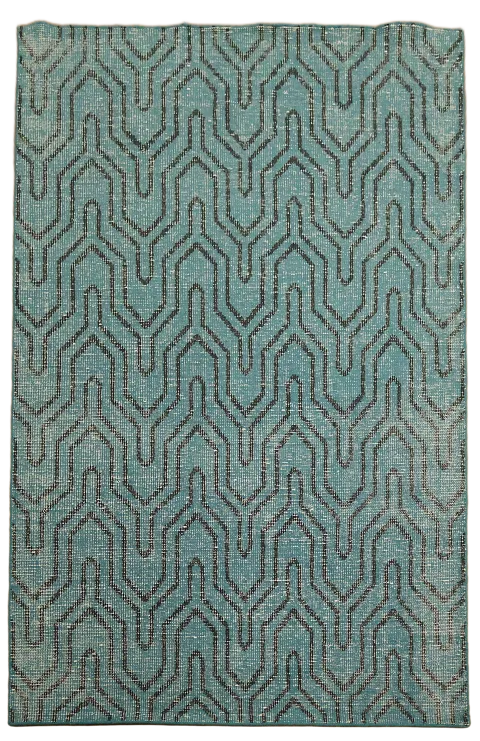 Vintage Style Moroccan Oriental Area Rug 6x9